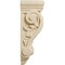 Ekena Millwork 3 1/2"W x 2 7/8"D x 7 3/4"H Small Farmingdale Acanthus Corbel, Rubberwood COR03X02X07FRRW - alternate 3
